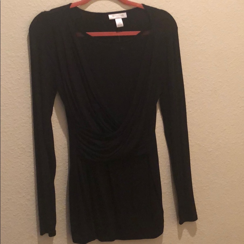 Motherhood cross front top